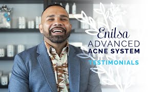 Enilsa Advanced Acne System Testimonials Damian amp Carmen [upl. by Namlaz732]