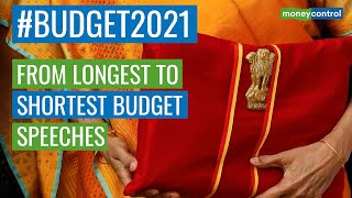 Which Finance Minister Has Delivered The Longest Budget Speech  Budget 2021 [upl. by Pollard]