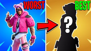 WORST And BEST Valentines Day SKINS in Fortnite [upl. by Tomas17]