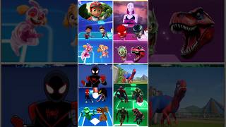 Paw Patrol Scary Ryder vs Venom vs Alien vs Dino spiderman Coffin Dance tileshop coffindance [upl. by Reba352]