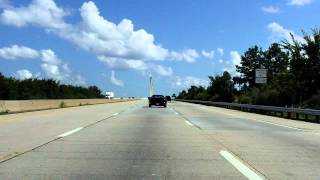 Interstate 295  Virginia Exits 22 to 15 southbound [upl. by Edward]