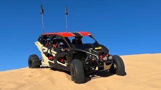 Dune Surfing in Glamis  2021 Canam x3 [upl. by Delila]