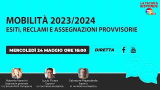 Mobilità 20232024 esiti reclami e assegnazioni provvisorie [upl. by Cavuoto]