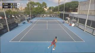 Charaeva Alina v Li Ann  W100 Cornellà de Llobregat 3°set [upl. by Aisinut]