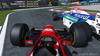 F1 1995  Gerhard Berger Onboard  Monza Italy  Ferrari 412 T2  F1 Challenge HD [upl. by Winstonn]