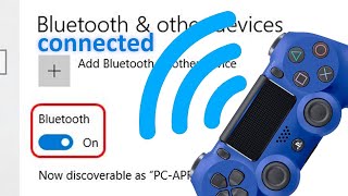 How to Connect PS4 Controller to PC with Bluetooth and Play Steam Games [upl. by Eugine]