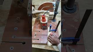 Simple amp Strong clamping System for sliding Angle grinder  Angle grinder hacks [upl. by Abibah]