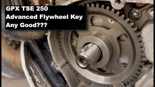 GPX TSE 250R Advanced Flywheel Key Initial Test [upl. by Nnahaid]