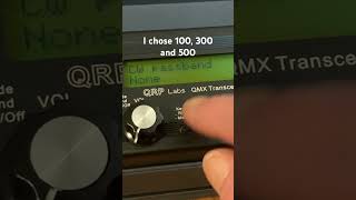 QRP Labs QMX CW filter hamradio qrp radio morsecode [upl. by Duong]