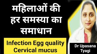 Infection Egg quality Cervical mucus। Females ki sare problem solve doctormomremedies infection [upl. by Llyrrad743]