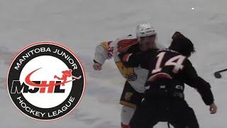 mjhl 202324 Manitoba Junior Hockey League Compilation Tilts [upl. by Gerdy]