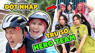 Chị Vê Đột Nhập Trụ Sở Mới Của Hero Team  Hội Chị Em Nhảy Tiktok  Vê Vê Channel [upl. by Sivartal]