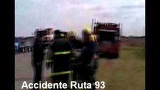 Bomberos accidente Ruta 93 [upl. by Fayola]