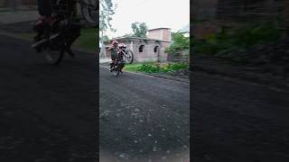 Bike stunt Willy reaction shorts viral cute cutegirlrection bike [upl. by Kaete]