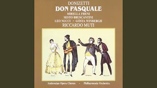 Don Pasquale Act I Quinta Scena Mi volete fiera NorinaMalatesta [upl. by Olethea]