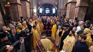 The Ukrainian Orthodox Church Hold Enthronement of Metropolitan Epiphanius [upl. by Bibeau304]