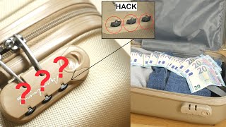 How To Easy Unlock Forgotten Suitcase Lock password [upl. by Marlee]