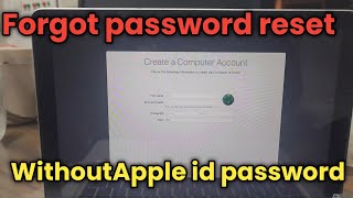 MacBook Pro Forgot Password Reset Without Login Apple ID [upl. by Ioves]