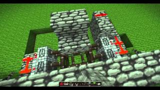 minecraft how to make a redstone 2x2 door [upl. by Schwarz]