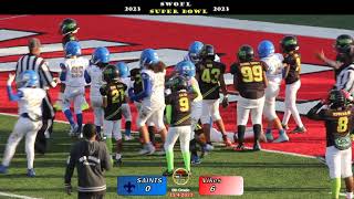 Princeton Vikes vs Hamilton Saints 5th Grade Super Bowl 11 4 2023 [upl. by Asp528]