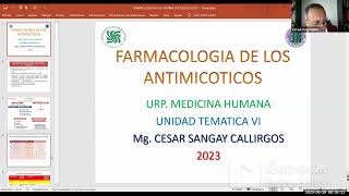 Antimicóticos y antiparasitarios  Farmacología  Unidad VI  sem 14 [upl. by Shawn]