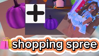 Doing a SHOPPING SPREE with 🎃😱  finding locations OF THEM💗 [upl. by Eeimaj]