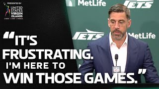 Aaron Rodgers Postgame Press Conference 1014  Jets vs Bills [upl. by Bose397]