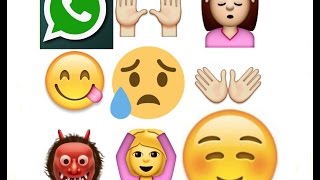 Los 10 emoticonos de WhatsApp que estas usando mal [upl. by Nylissej]