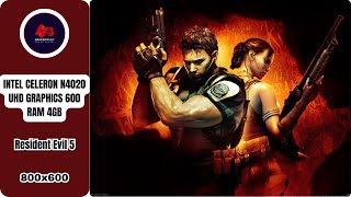 RESIDENT EVIL 5  Celeron N4020  UHD 600  4GB RAM  2024 [upl. by Aros]