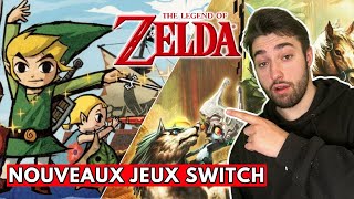 LES 2 FUTURS NOUVEAUX JEUX SWITCH ZELDA [upl. by Atikin]