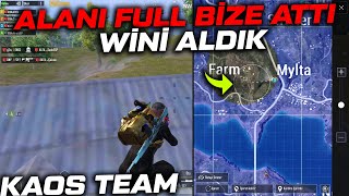 PMWL DE ALANI FULL BİZE ATTI WİNİ ALDIK   KAOS TEAM PUBGM [upl. by Zelikow375]