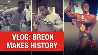 Our Champ’s Olympia Journey  Breon Ansley 2018 Mr O Classic Physique VLOG [upl. by Ardaed972]