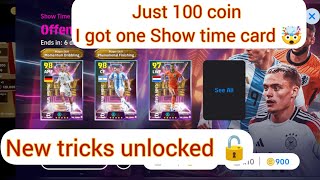 First try Show time trick to get AlvarezWirtzGapko🤯only 100 coin efootball tricks newshowtime [upl. by Elocon]