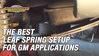 One of the Best Leaf Spring Setups for GM Application Road Racing amp Autocross [upl. by Kreindler]