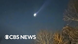 Origins unknown of dozens of drones spotted over New Jersey [upl. by Kcirdnekal]