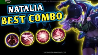 NATALIA BEST COMBO TUTORIAL  Ultimate Combo Guide  MLBB 2021 [upl. by Rovit]