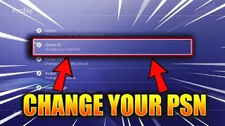 WHAT HAPPENS WHEN YOU CHANGE YOUR PSN on PLAYSTATION PSN NAME CHANGE ID TUTORIAL [upl. by Nekal732]