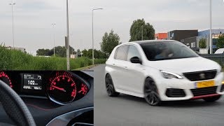 Peugeot 308 GTi 2019  0100 acceleration [upl. by Atiuqal]