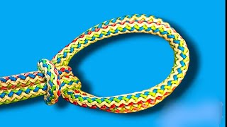 Thats great Did you know that you can tie a rope in this way diy knot rope camping handmade [upl. by Sophi]