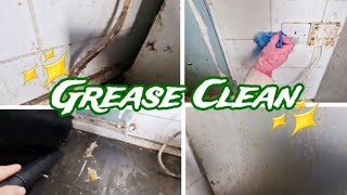 CLEANING BUILD UP OF GREASE 😱 deepclean motivation organisewithme speedclean grease [upl. by Schiffman]