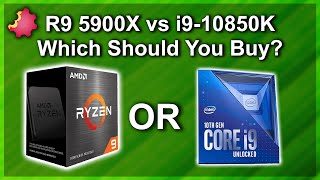 R9 5900X vs i910850K — Which Should You Buy [upl. by Breana]