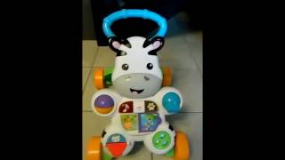 Mon trotteur zèbre parlant de FisherPrice [upl. by Frodin]