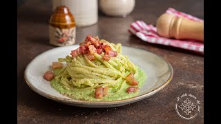 Pasta con pesto di broccoli e pancetta [upl. by Webster]