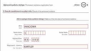 Zgłoszenie zameldowania na pobyt stały w Urzędzie Gminy w Żukowie [upl. by Averat]