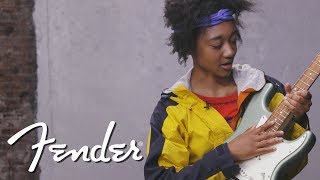 Melanie Faye Demos The Player Series Stratocaster®  Fender [upl. by Sivra]