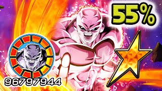 NO DUPES 55 AGL LR TRANSFORMING FULL POWER JIREN SHOWCASE Dragon Ball Z Dokkan Battle [upl. by Fitzger]