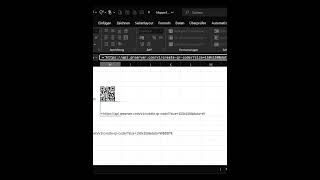 QRCode in Excel erstellen🔥 exceltips exceltricks excel exceltutorial microsoftexcel [upl. by Sherlocke]