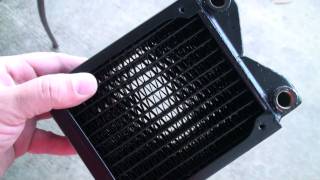 coolgate single 120mm ultimate heat exchanger radiator cg120 from FROZEN CPU company [upl. by Odrick]