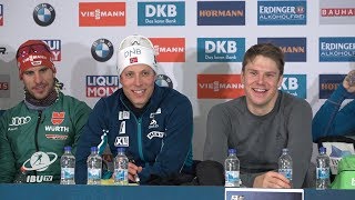 2019Ostersund Mens Relay Press Conference [upl. by Fredelia]