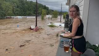 Flooding in Asheville North Carolina [upl. by Kohsa715]